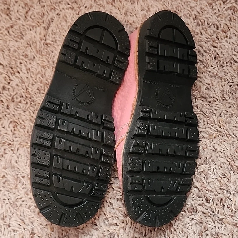 Pink custom leather shoes - Picture 3 of 4